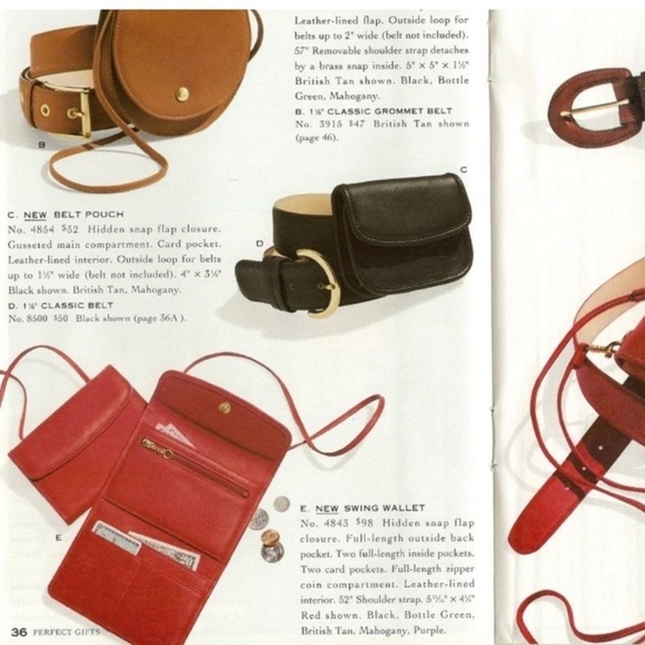 Vintage Coach NWOT Swing Wallet in British Tam # 4843 - Picture 3 of 14